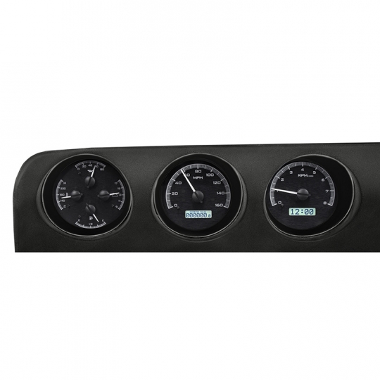 Dakota Digital 1968-69 Oldsmobile Cutlass VHX System, Black Alloy
